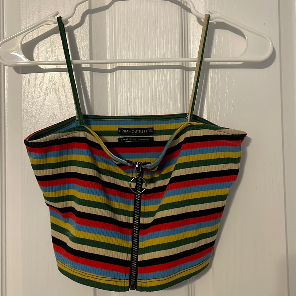 Striped Crop Top